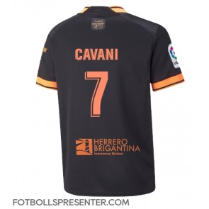 Valencia Edinson Cavani #7 Borta Matchtröja 2022-23 Kortärmad
